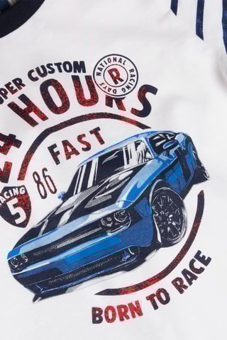 T-shirt en Short - Wit