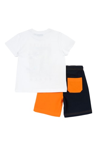 T-shirt en Short - Oranje