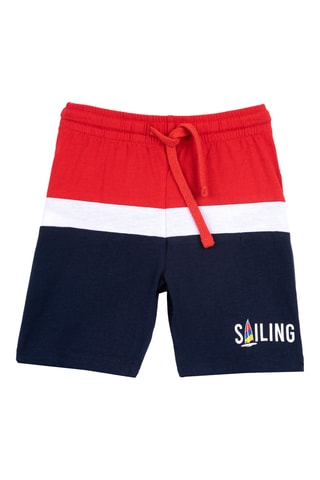 T-shirt en Short - Donkerblauw