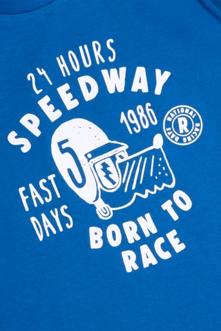 T-shirt - Kobaltblauw