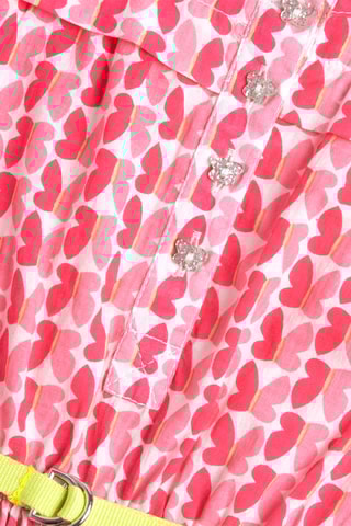 Jurk - Wit en Lichtgroen