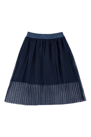 Plissérok - Blauw