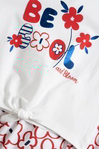 T-shirt et short - Blanc et rouge