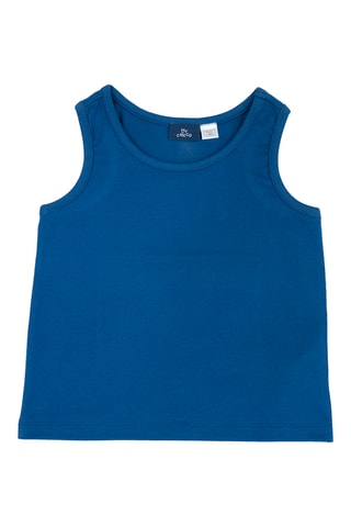 Hemdje en Bandeau - Petrolblauw