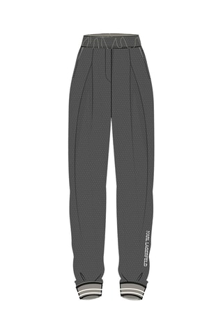 Dubbelzijidge Joggingbroek - Zwart - Karl Lagerfeld