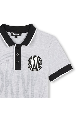 Polo - Grigio e nero - DKNY