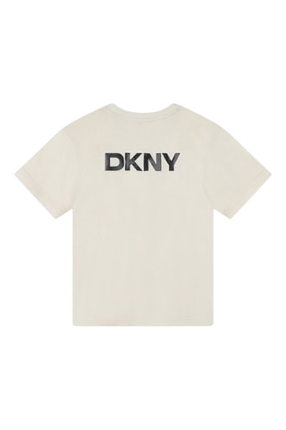 T-shirt - Gebroken Wit - DKNY