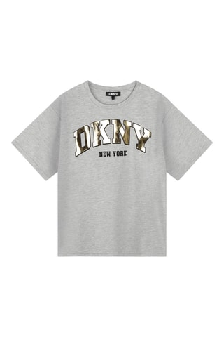 T-shirt - Grijs - DKNY