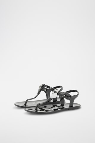 Gelakte Sandalen - Zwart - Karl Lagerfeld