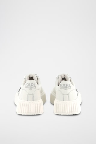 Leren Platform Sneakers - Wit - Karl Lagerfeld