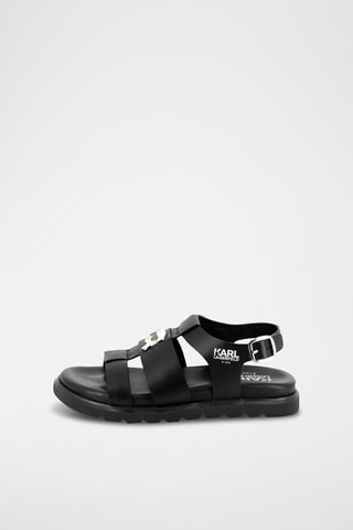 Leren Sandalen - Zwart - Karl Lagerfeld