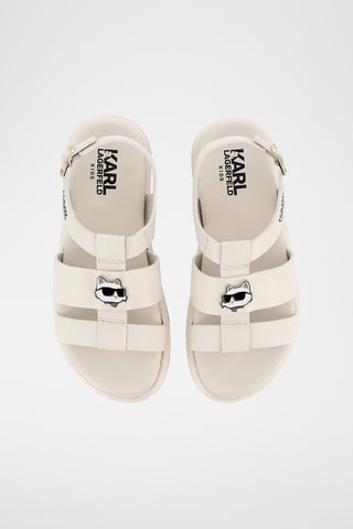 Leren Sandalen - Wit - Karl Lagerfeld