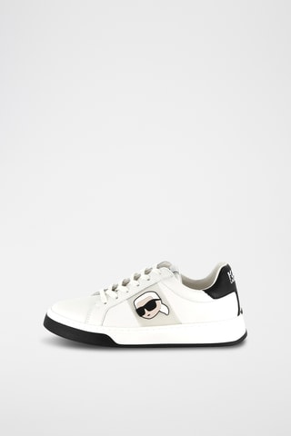 Sneakers in pelle - Bianco - Karl Lagerfeld