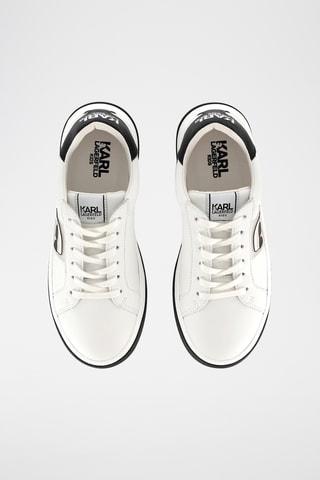 Sneakers in pelle - Bianco - Karl Lagerfeld