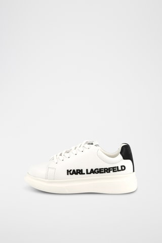 Sneakers in pelle - Bianco - Karl Lagerfeld