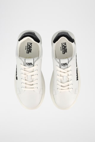 Sneakers in pelle - Bianco - Karl Lagerfeld