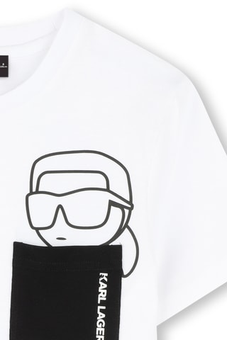 T-shirt - Wit - Karl Lagerfeld