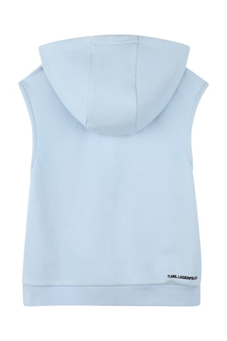 Mouwloze Sweater met Capuchon - Lichtblauw - Karl Lagerfeld