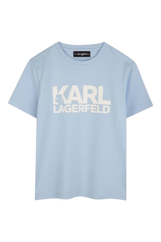T-shirt - Lichtblauw - Karl Lagerfeld