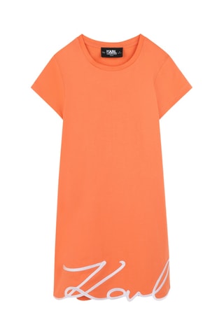 Rechte Jurk - Oranje - Karl Lagerfeld