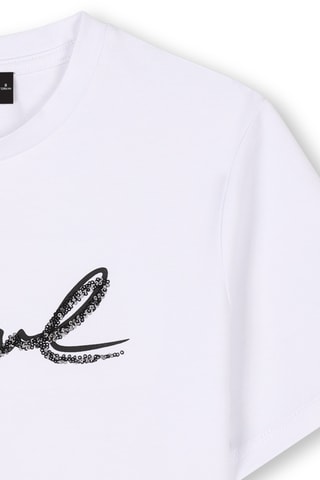 T-shirt - Wit - Karl Lagerfeld