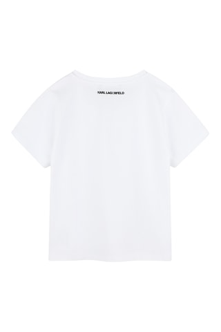 T-shirt - Wit - Karl Lagerfeld