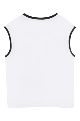 Mouwloos T-shirt - Wit - Karl Lagerfeld