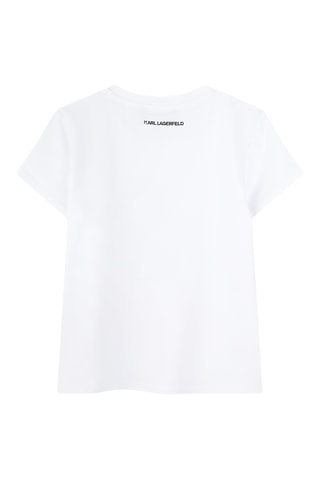 T-shirt - Wit - Karl Lagerfeld