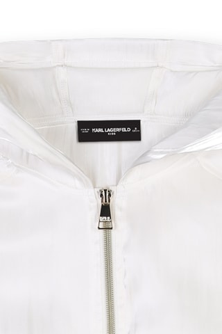 Windjack met Capuchon - Wit - Karl Lagerfeld