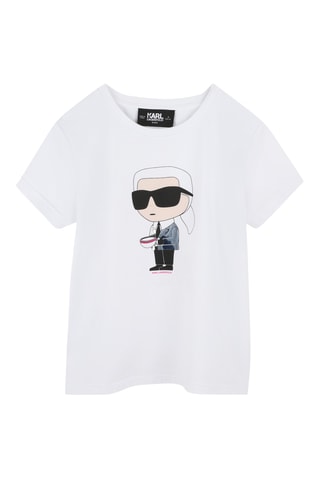 T-shirt - Wit - Karl Lagerfeld