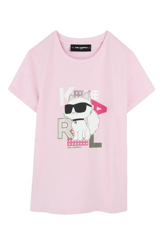 T-shirt - Roze - Karl Lagerfeld