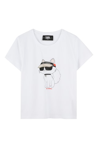T-shirt - Wit - Karl Lagerfeld