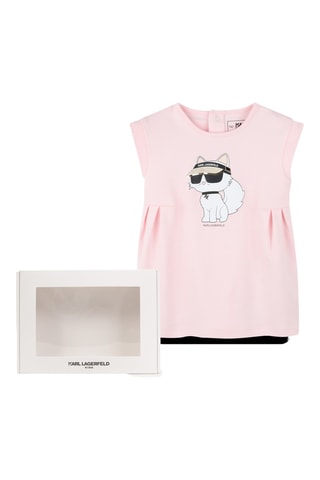 Jurk - Zachtroze - Karl Lagerfeld