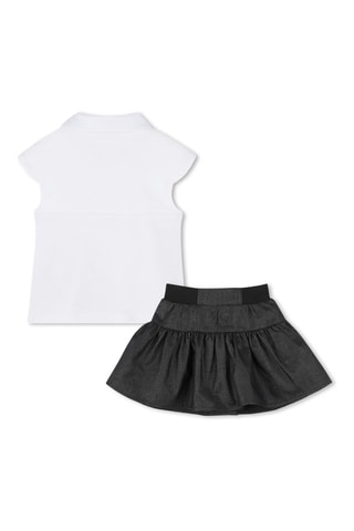 T-shirt en Rok - Wit en Zwart - Karl Lagerfeld