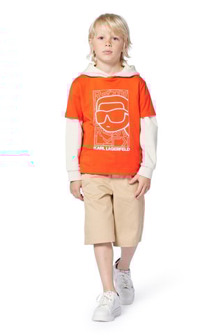 T-shirt - Oranje - Karl Lagerfeld