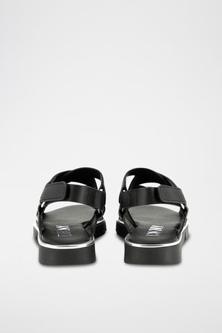 Leren Platform Sandalen - Zwart - DKNY