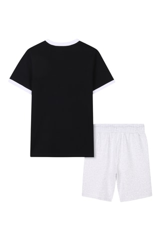 T-shirt en Bermuda - Zwart en Wit - DKNY