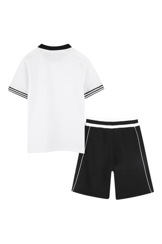 Polo en Bermuda - Wit en Zwart - DKNY