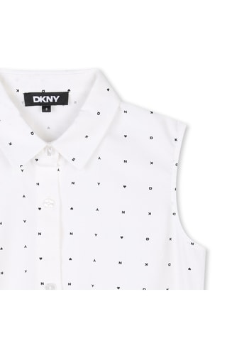 Mouwloze Blouse - Wit - DKNY