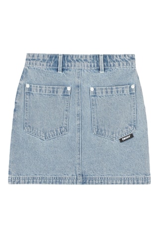 Rechte Minirok - Lichtblauw - DKNY