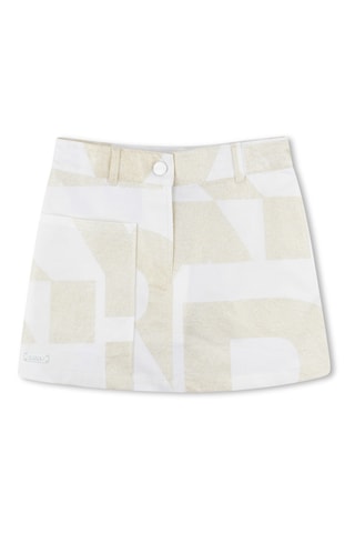 Rechte Minirok - Wit - DKNY