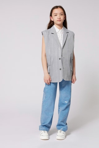 Mouwloze Blazer - Grijs - DKNY