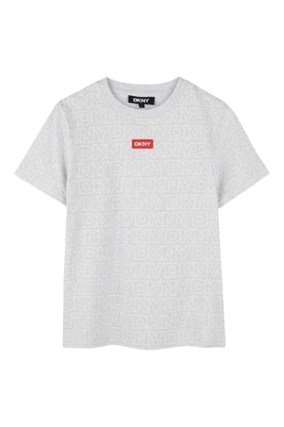 T-shirt regular - Grigio chiaro - DKNY