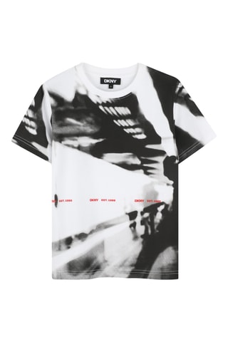 T-shirt Regular Fit - Wit - DKNY