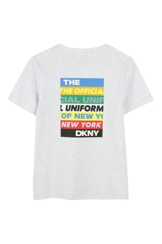 T-shirt Regular Fit - Grijs - DKNY