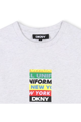 T-shirt Regular Fit - Grijs - DKNY