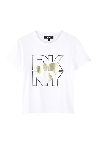 T-shirt Loose - Wit - DKNY