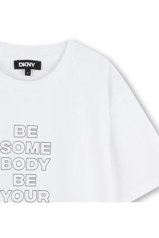 T-shirt Loose - Wit - DKNY