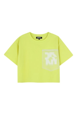 T-shirt Loose - Geel - DKNY