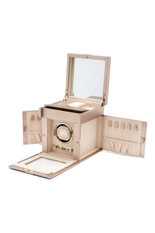 Remontoir de montre simple en cuir Palermo - Doré rose